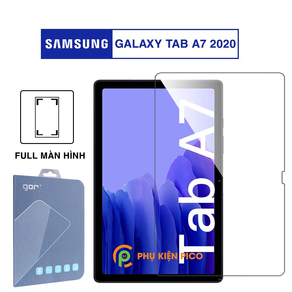 Cường lực Samsung Tab A7 2020 full màn hình chính hãng Gor - Dán màn hình Samsung Galaxy Tab A7 2020