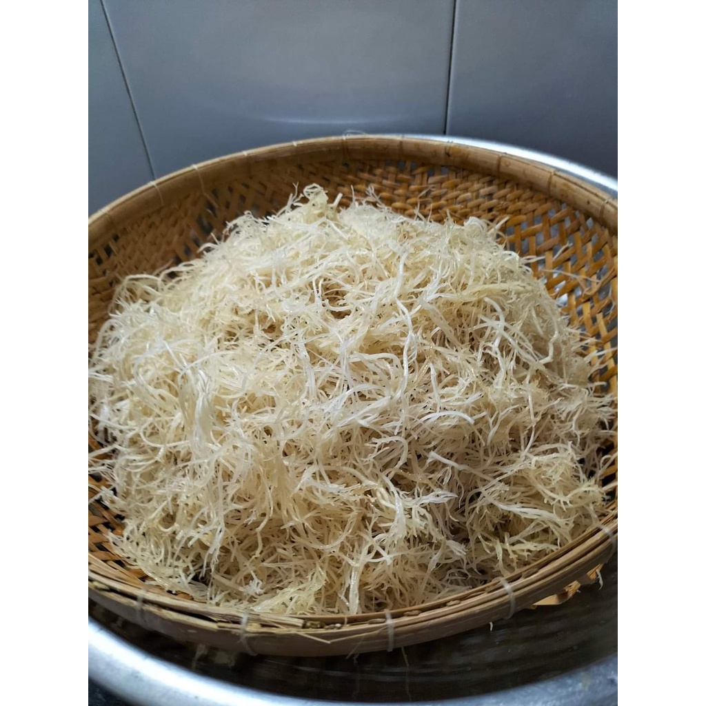 RONG CÂU CHỈ VÀNG đảo Lý Sơn -  Rong khô hoàn toàn Tự Nhiên 100% -Chuyên dùng trộn nộm hoặc nấu xu xoa - LÝ SƠN MART