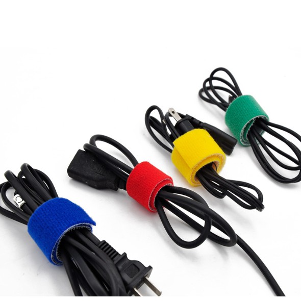 Dây cuốn gọn cáp / Dây Bó Cáp, Cuốn Gọn Cáp (1 Gói 6 Màu)