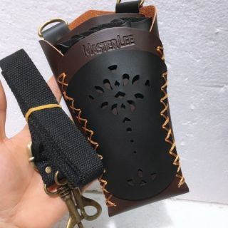Túi da đựng kéo cắt tóc