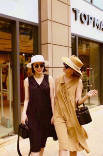 Đầm cổ sơ mi A.sos - VNXK