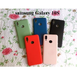 Samsung Galaxy A10S _ Ốp lưng dẻo màu chống bẩn hiệu KT Desing chống bám bẩn cao cấp