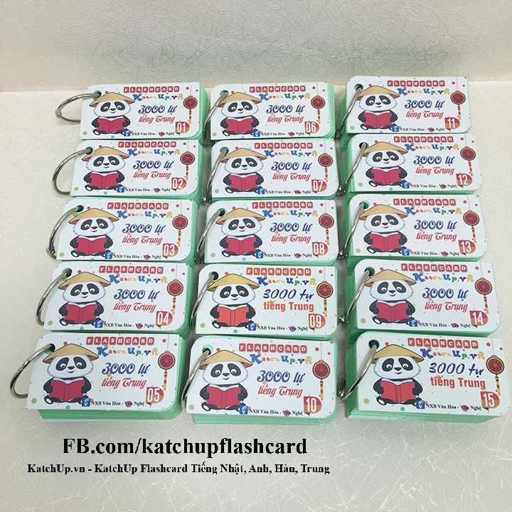 Flashcard Tiếng Trung 3000 Từ vựng  A (1500 từ)