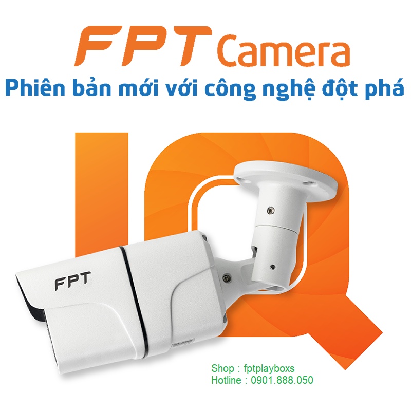 Camera FPT IQ ngoài trời FullHD 1080p Camera wifi fpt ip giám sát camera an ninh gia đình, wifi không dây-Chính hãng