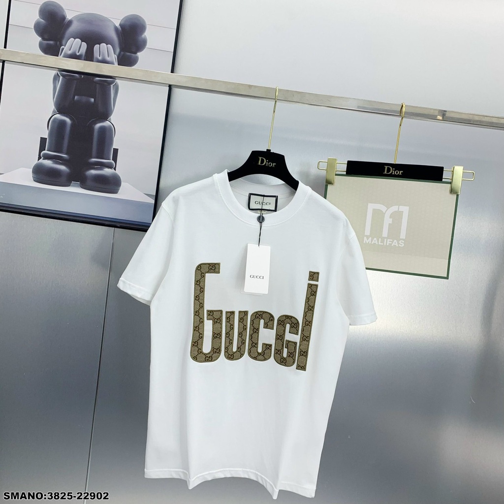 Áo phông nam Gucci chữ thêu siêu hot_Áo phông nam Gc SPF cao cấp