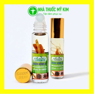 Dầu sâm thái lan chính hãng dạng lăn 8ml - dầu gió lăn thái lan thảo dược - nhà thuốc tây mỹ kim