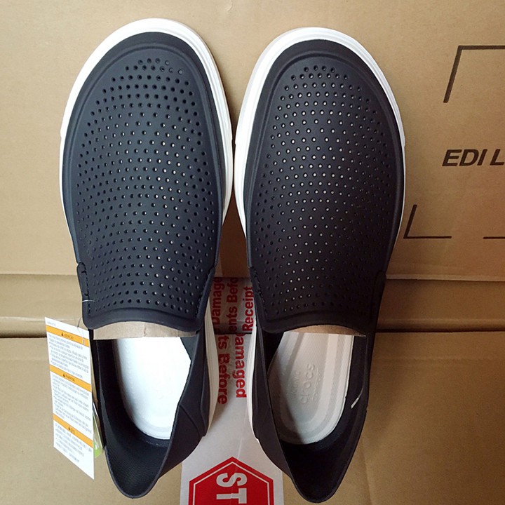 Giày nhựa đi mưa chống hôi chân -Croslite-Citilane-Roka-Slip-on cho nam màu Đen | BigBuy360 - bigbuy360.vn