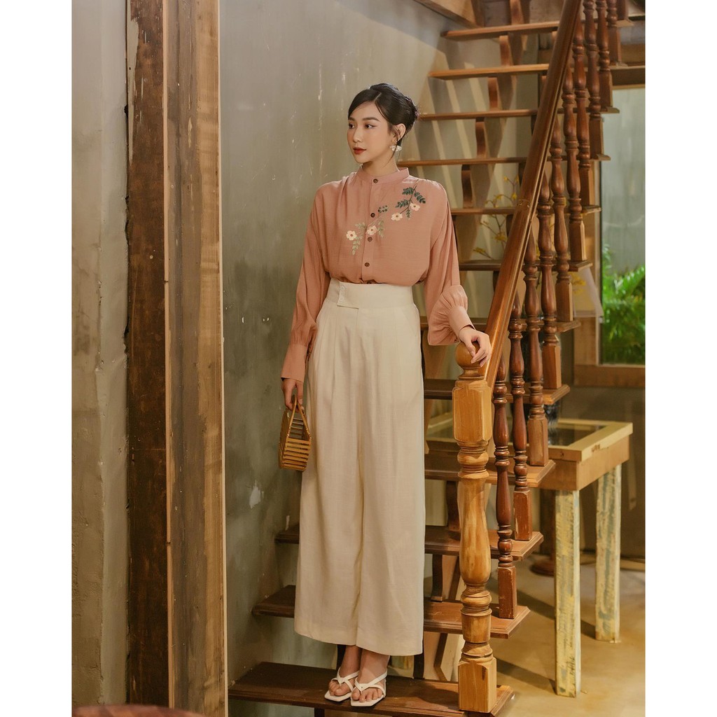Quần cạp bản to