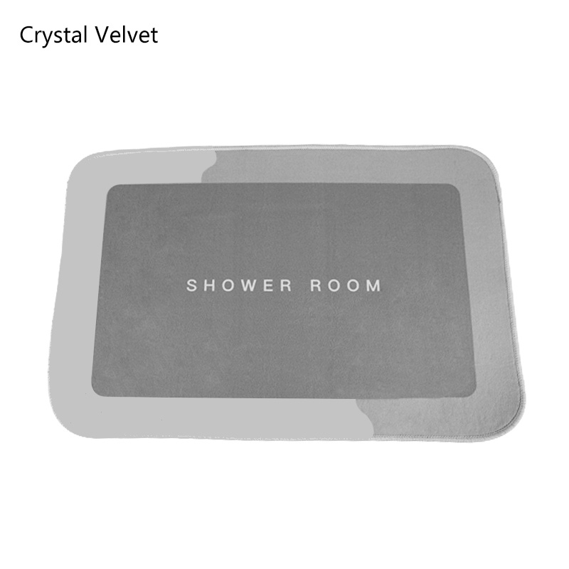 Thảm Nhung Lót Sàn Chống Trượt Thấm Hút Tốt Dễ Lau Chùi Cho Nhà Bếp/Phòng Tắm