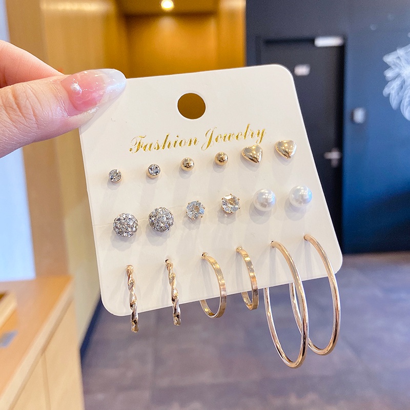 Set Bông Tai Thiết Kế Đơn Giản Thời Trang Mùa Hè Mới 2021 Cho Nữ