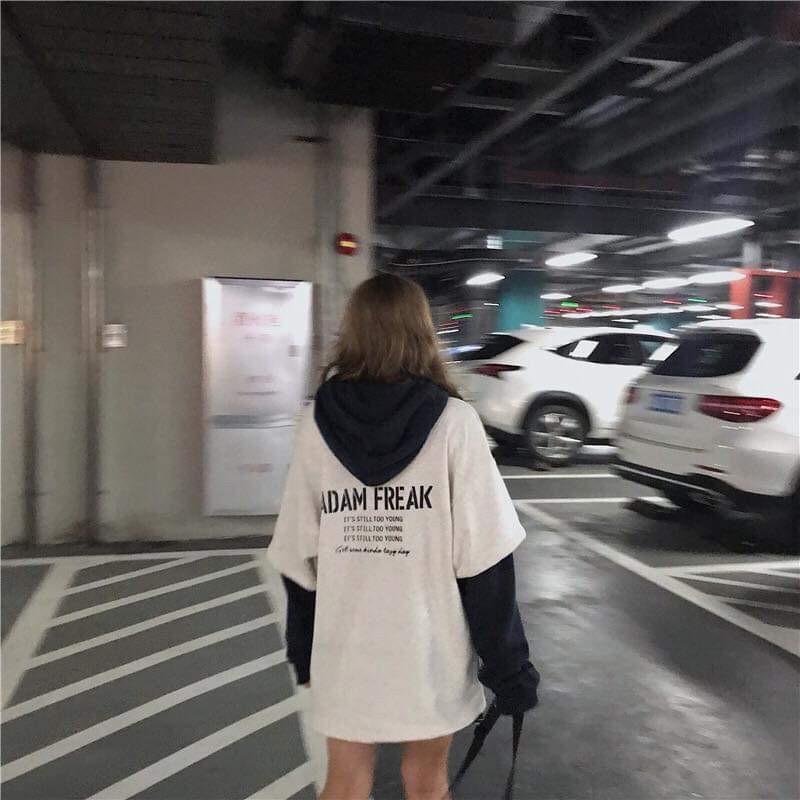 Áo tay phối mũ ADAM K&amp;A