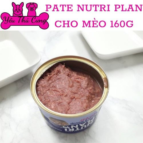 Pate Nutri Plan Lon 160g Dành Cho Mèo Mọi Lứa Tuổi-YÊU THÚ CƯNG