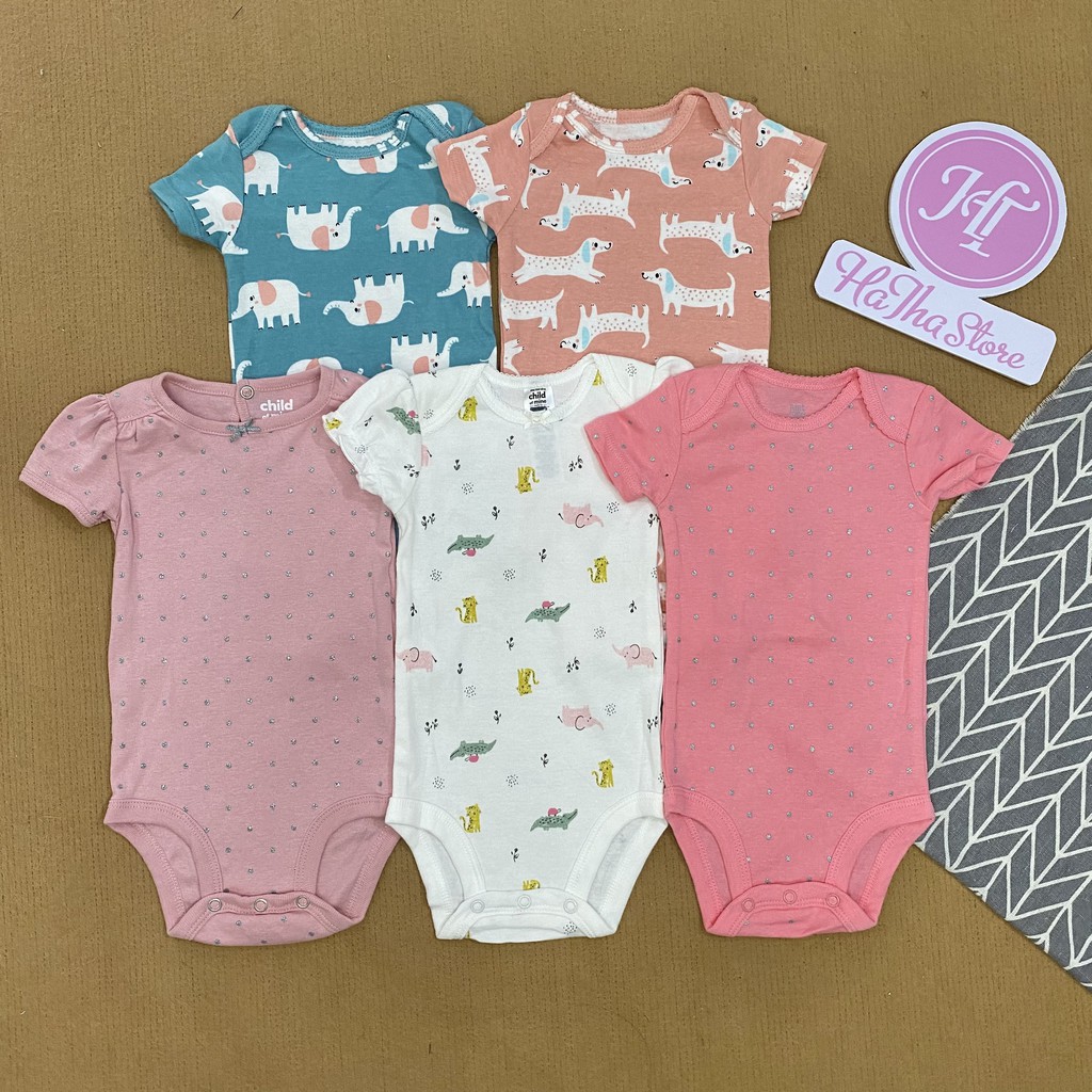 Bodysuit Carter set 5 cái ngẫu nhiên (4-13kg)