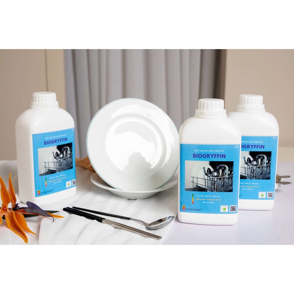 Bột cho máy rửa chén Biogryffin