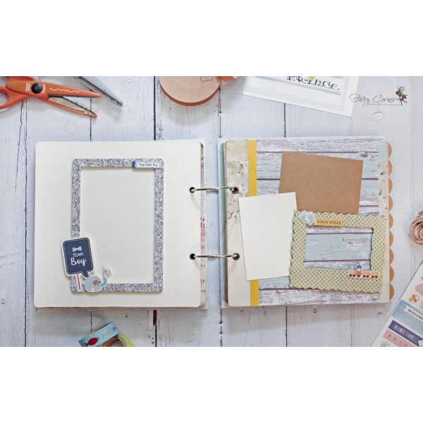 Album Handmade Scrapbook cho bé trai - Hoàng Tử Bé