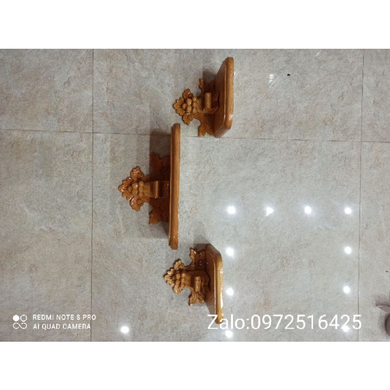 Bàn thờ Thiên Chúa đơn giản_Bộ 3 kệ chùm nho
