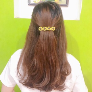 Kẹp tóc bấm hoa hướng dương xinh xắn