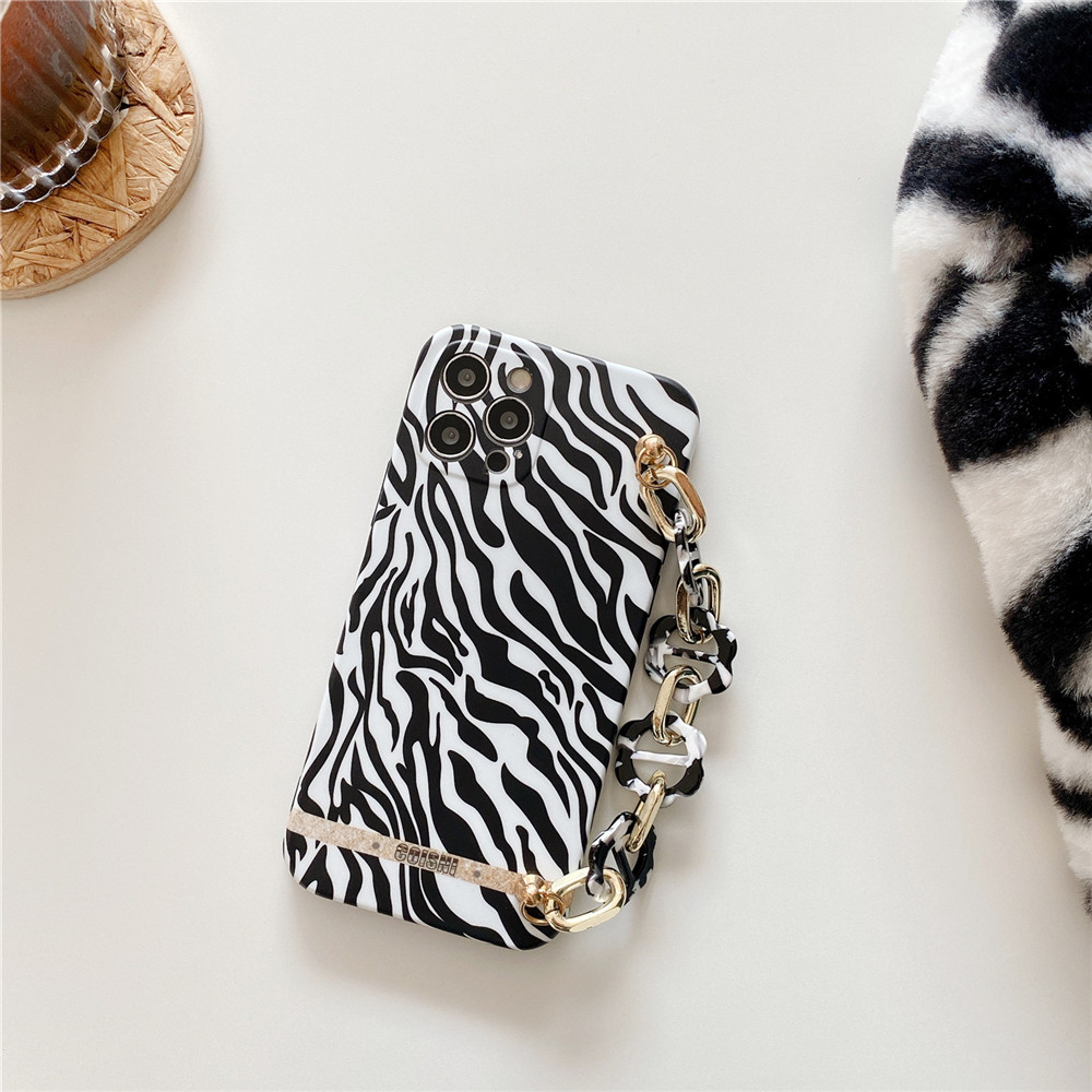 Ốp Điện Thoại Họa Tiết Ngựa Vằn Có Dây Đeo Cho iPhone 12pro Max 12mini 11pro Max X Xs Max Xr Se 2020 7 8 Plus | BigBuy360 - bigbuy360.vn