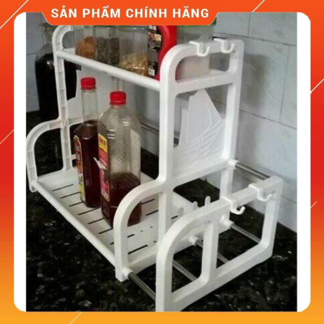 [HÀNG SIÊU TỐT] Kệ gia vị có ngăn để thớt