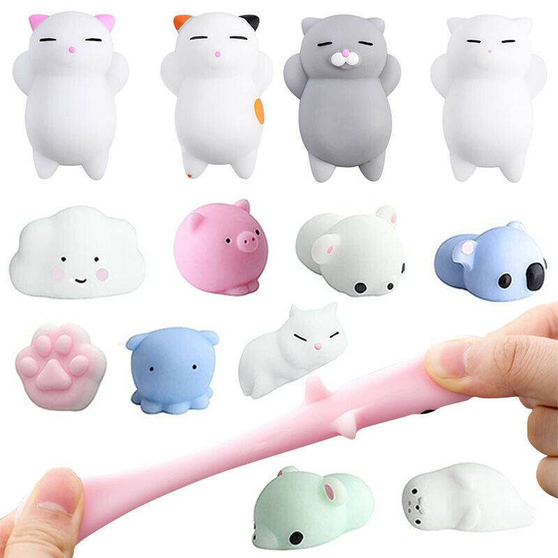 Đồ chơi bóp giảm căng thẳng nhiều hình động vật mini ngẫu nhiên thời trang