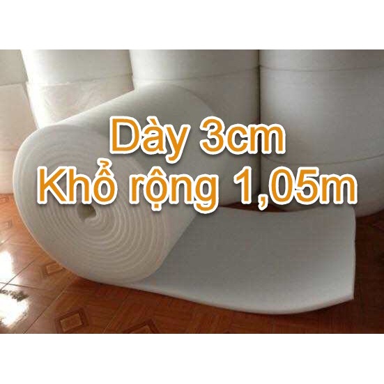 Mút PE Foam Dày 30mm/ 3cm Chèn Lót hàng hóa