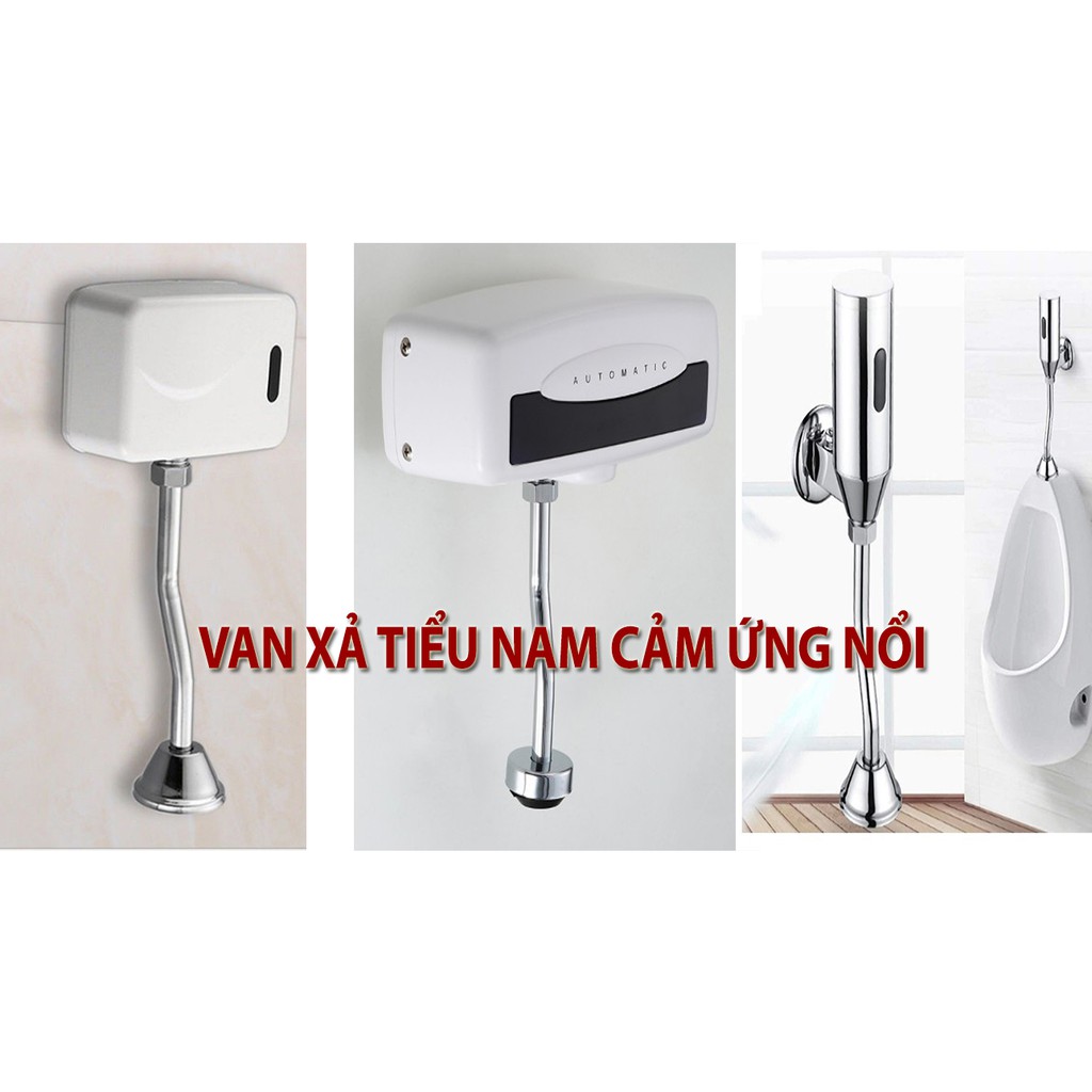 Van xả tiểu nam cảm ứng nổi sử dụng Pin