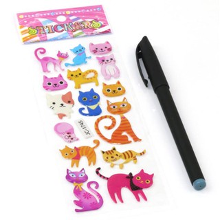 [HCM]Vỉ 22 Sticker hoạt hình nhiều mẫu,sticker dán trang trí,sticker dán sổ nhiều hình-fadico