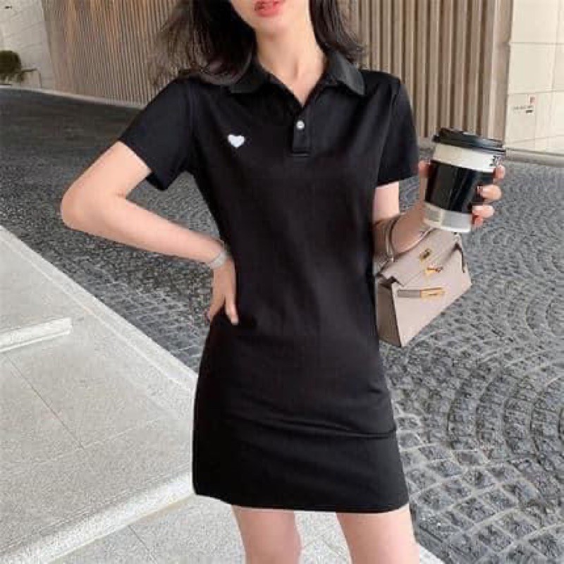 Váy polo trái tim