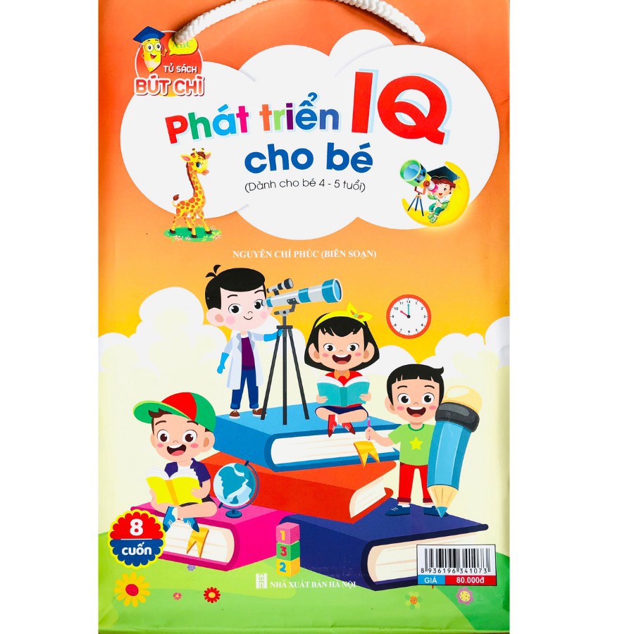Sách - Phát Triển IQ Cho Bé 4 Đến 5 Tuổi ( Trọn Bộ 8 Cuốn)