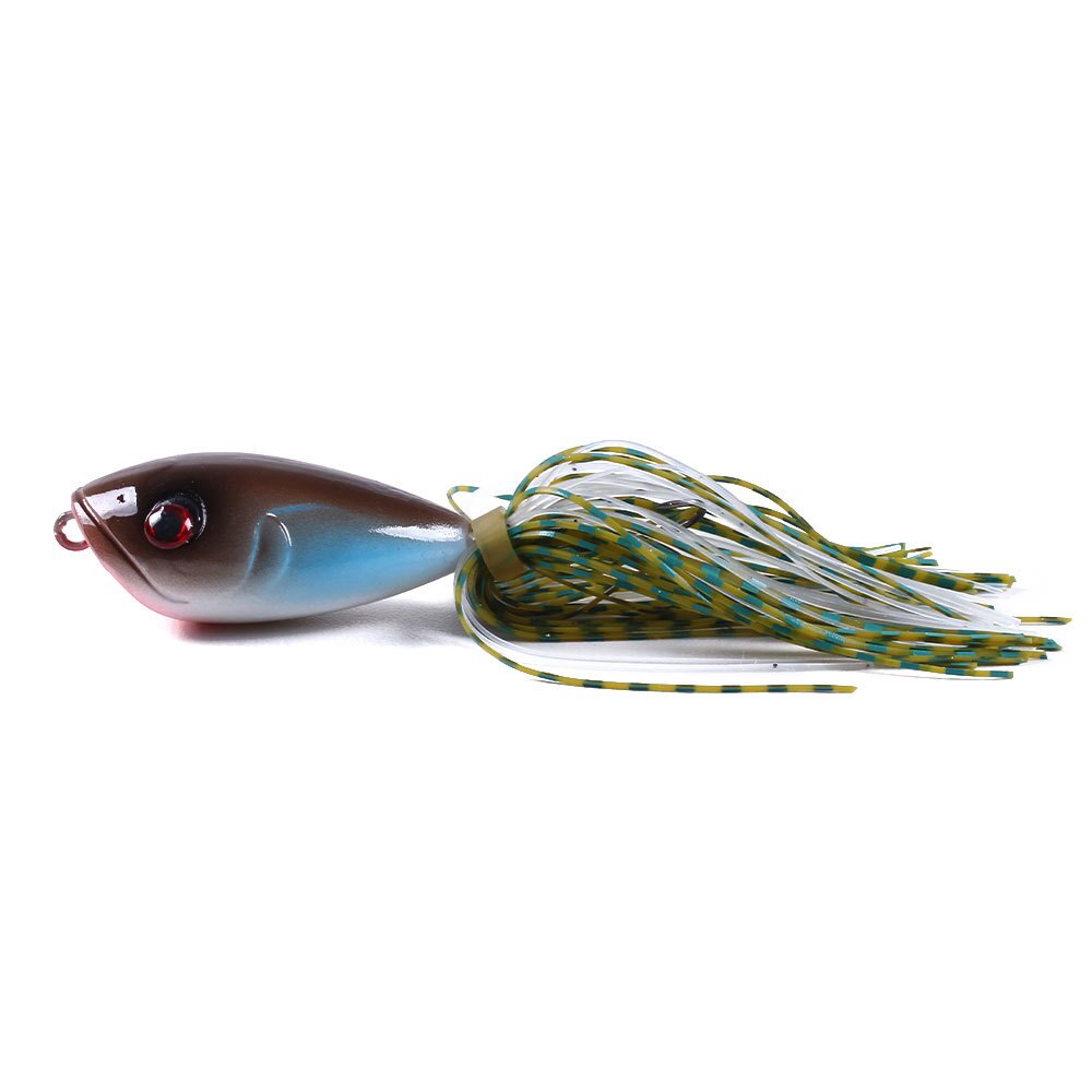 Mồi câu lure nhái giả dài 10cm nặng 10gr có đuôi Phukiencaulure25  Mồi nhái giả có bi tạo hiệu ứng, lưỡi đôi sắc bén