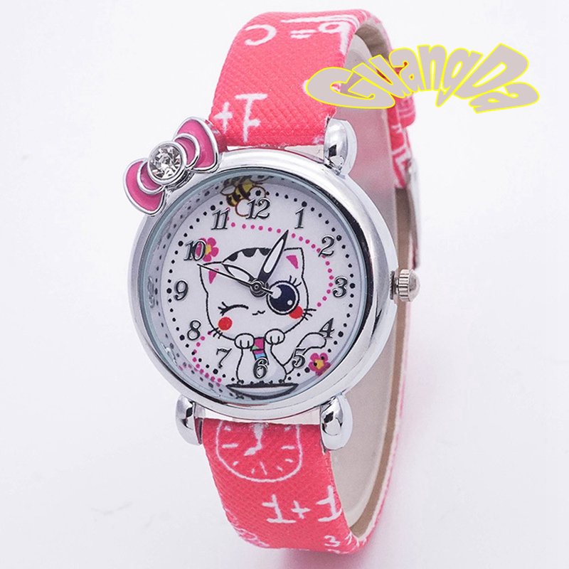 Trẻ Em Xem Bé Gái Mr. Đồng Hồ Quartz Hình Con Ong Và Con Ong Cho Bé Gái