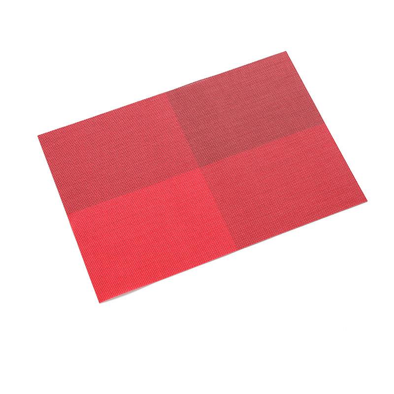 Eco-friendly PVC placemats Western Europe heat insulation pads Japanese bowl table mats table mats washed and quick-drying