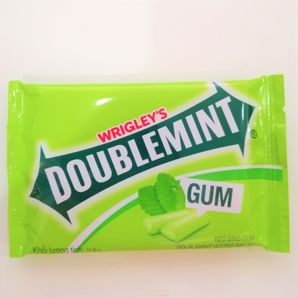 Kẹo Sing-gum Doublemint Hương Bạc Hà (Vỉ 11.6g)