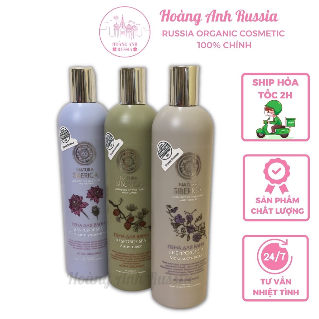 Sữa tắm hữu cơ Natura Siberica 550ml