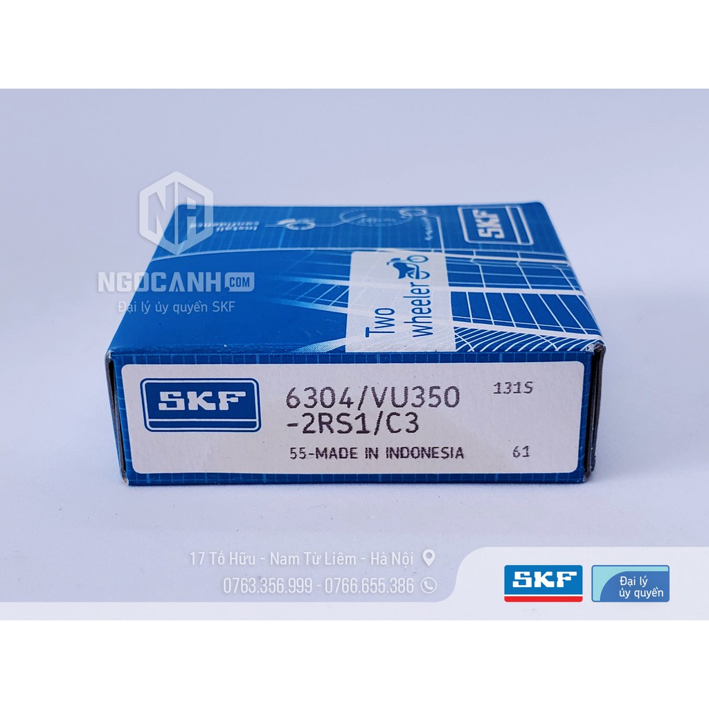 Bạc đạn xe máy SKF 6304/VU350-2RS1/C3