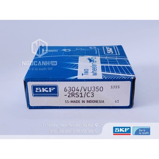 Bạc đạn xe máy SKF 6304/VU350-2RS1/C3
