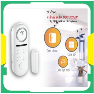 Thiết bị cảnh báo đột nhập lắp cửa iHome. Chức năng Báo khách+ báo trộm qua Dthoai. Chính hãng FPT