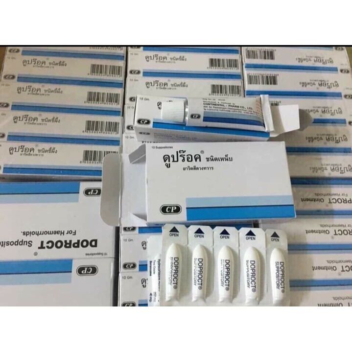 Kem bôi trĩ + Đặt trĩ Thái Lan Doproct