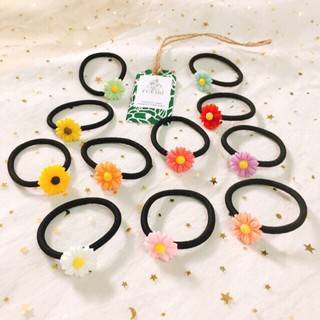 CỘT TÓC HOA CÚC HOẠ MI VÒNG TRÒN ẢNH THẬT