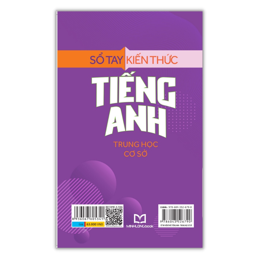 Sách: Sổ tay Kiến Thức Tiếng Anh Trung Học Cơ Sở