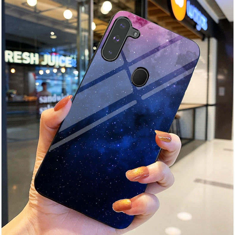 Ốp Lưng SAMSUNG GALAXY A11, M11 Ốp kính bóng cao cấp Phi Hành Gia