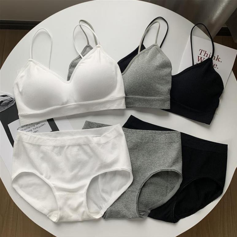 Áo Bra Nữ 2 Dây - Bộ Đồ Lót Nữ Cotton Thấm Hút Mồ Hôi Cực Tốt B3211