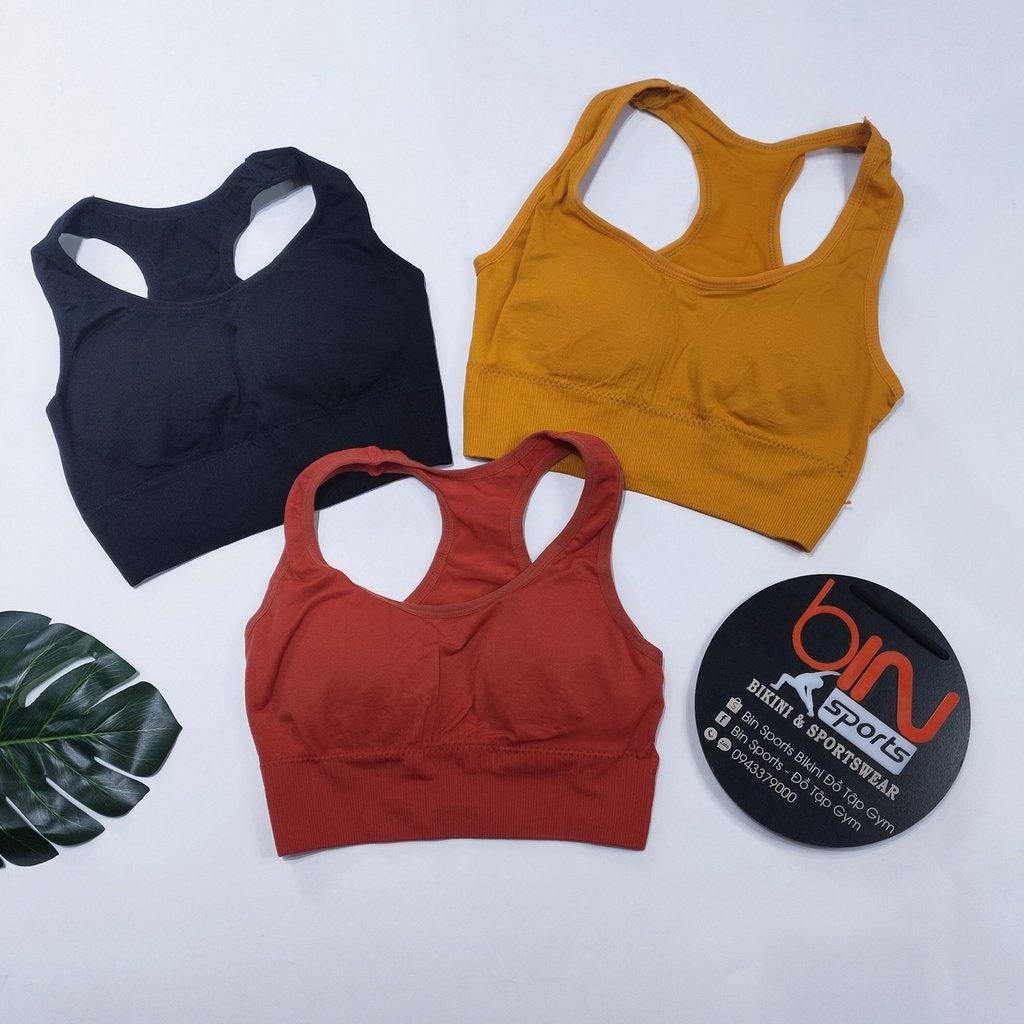 Áo tập gym yoga thể thao nữ dệt kim freesize Bin Sports A168