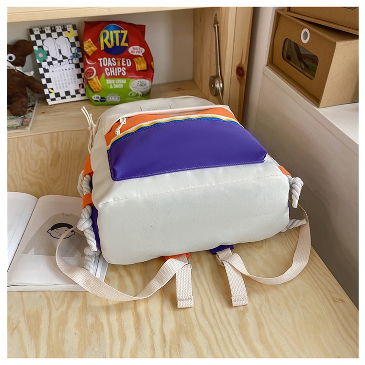 Balo Đi Học/Du Lịch Màu Sắc Dễ Thương Cho Nữ