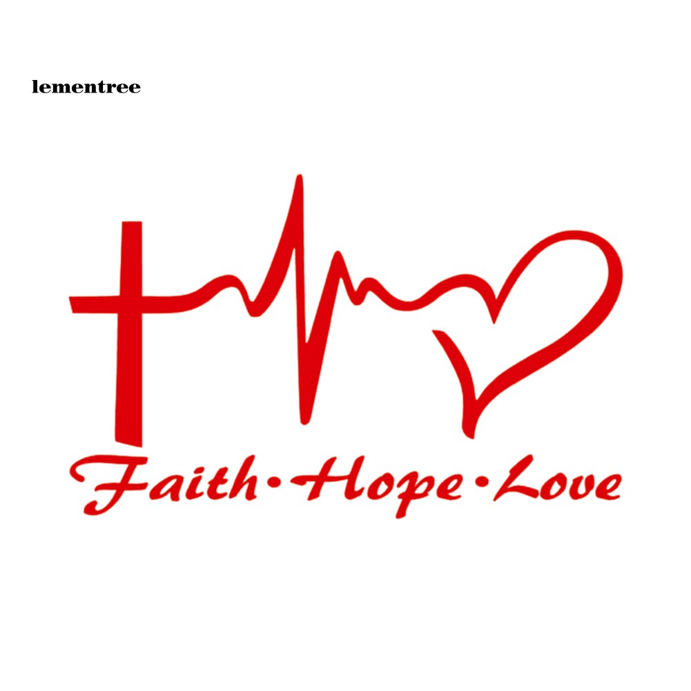 Miếng Dán Trang Trí Xe Ô Tô Hình Chúa Jesus Hope 14.6cm X 9cm