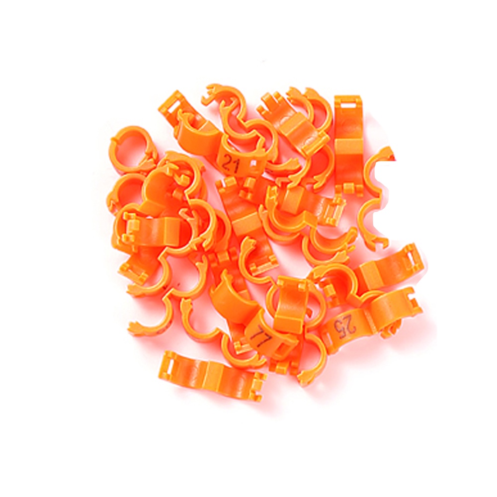 Bộ 10 Vòng Kẹp Nhựa 2.7 / 3 / 4 / 4.5mm Gắn Chân Chim Vẹt