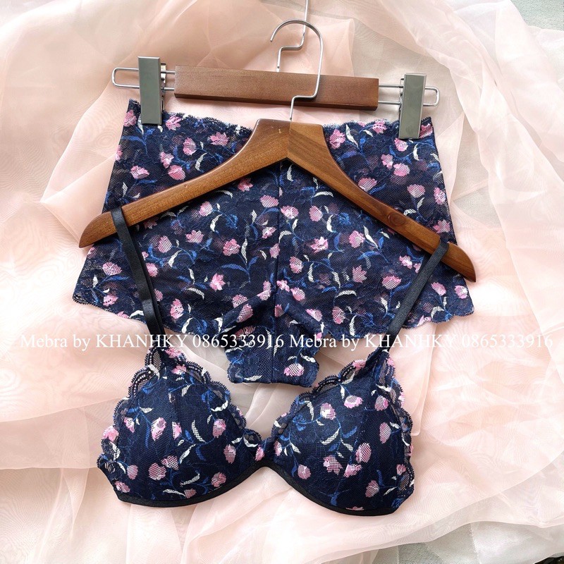 Bộ bralette xanh hoa tulip (khách đặt từ 2 bộ tự chọn bất kì) | BigBuy360 - bigbuy360.vn