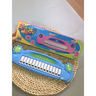 Đồ chơi đàn piano vui nhộn dành cho bé ( Mẫu đàn xanh mặt cười)