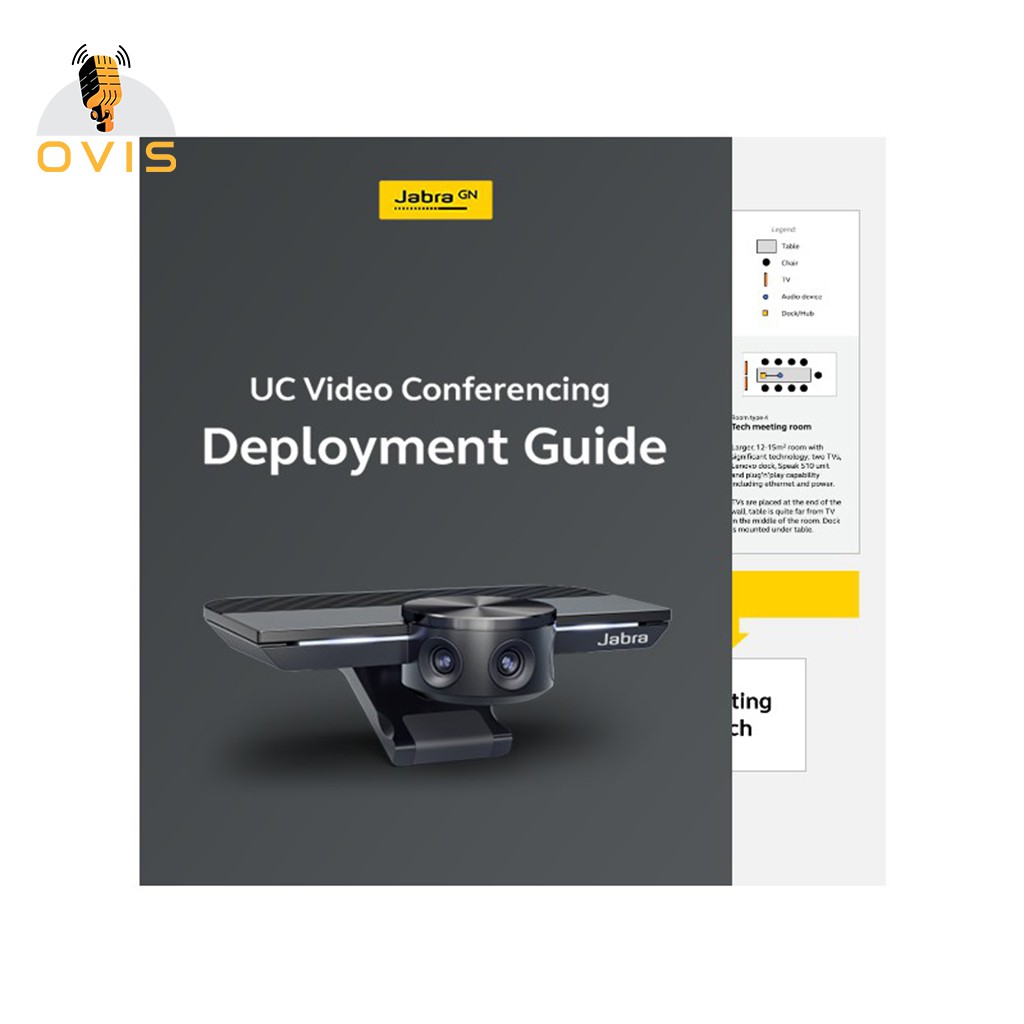 Webcam họp trực tuyến góc siêu rộng 180°, Ultra HD 4K siêu nét, kết nối USB 2.0 | Jabra PanaCast | BigBuy360 - bigbuy360.vn