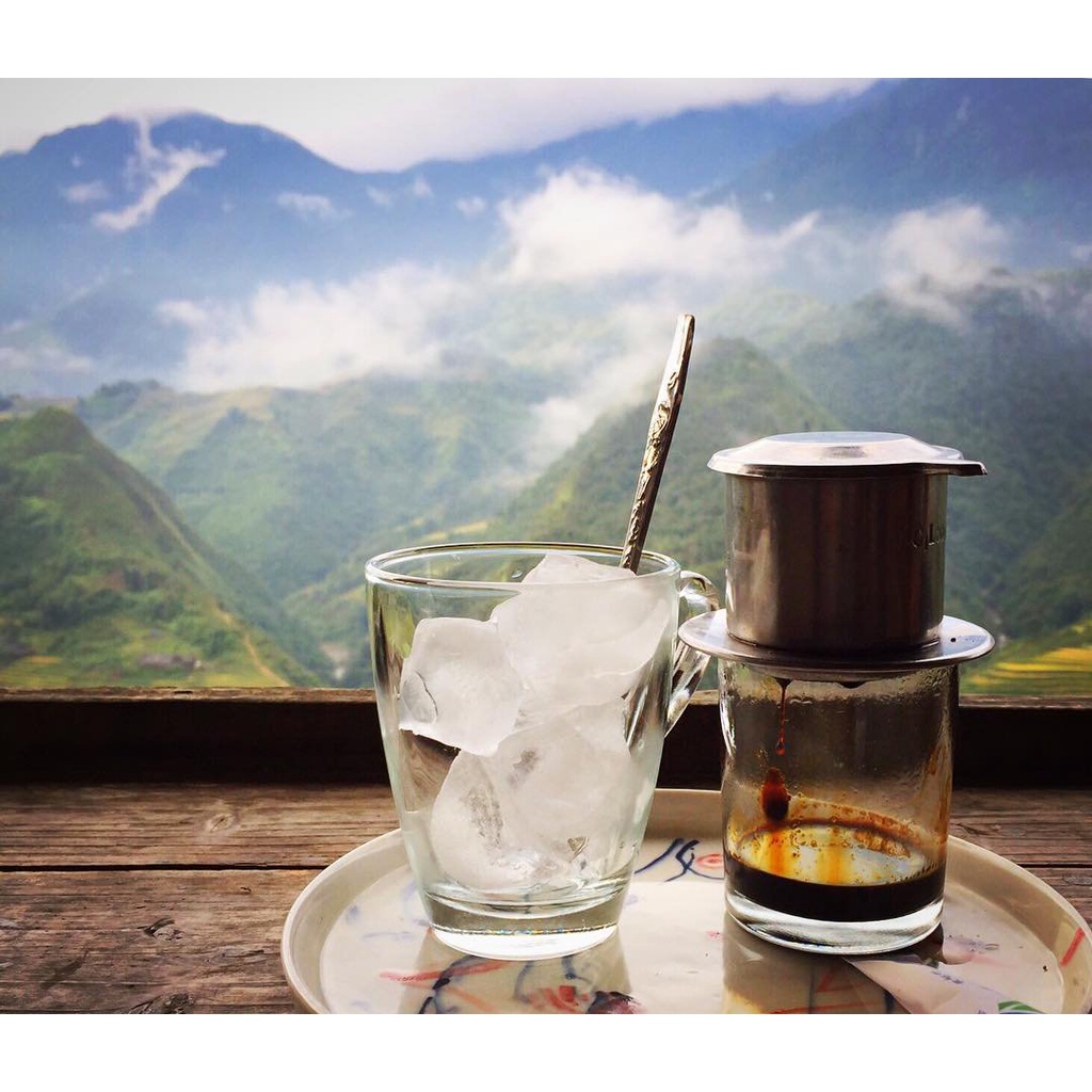 Combo 02 Bịch Cà phê Moka Nguyên Chất Pha Phin truyền thống Công ty Cà Phê Cao Nguyên.